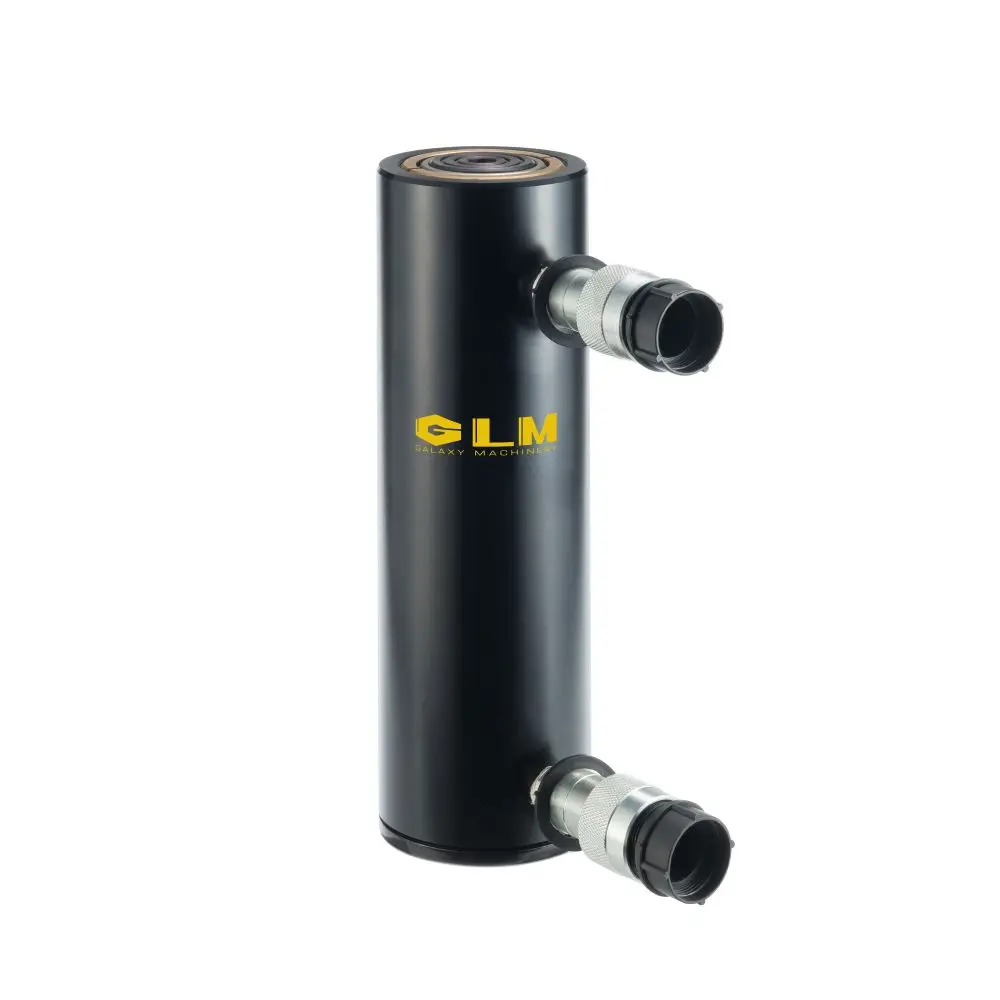 Steel Bases Protected Double Acting Aluminum Hydraulic Cylinder 700bar Max Pressure 30t Capacity 50mm Stroke