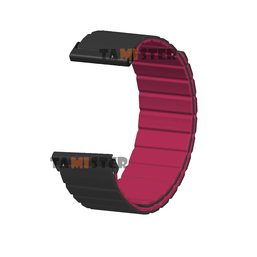 Pulseira de silicone de laço magnético para ticwatch pro 5 pulseira para ticwatch pro 5 pulseira de relógio inteligente substituição correa