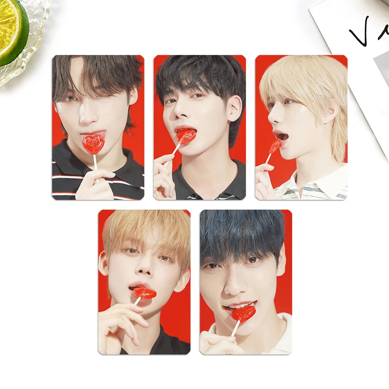 5 قطعة/المجموعة/مجموعة Yeonjun Soobin The Star الفصل: SANCTUARY Photocards Beomgyu Taehyun تحيات الموسم بطاقات بريدية مجموعة المعجبين هدية