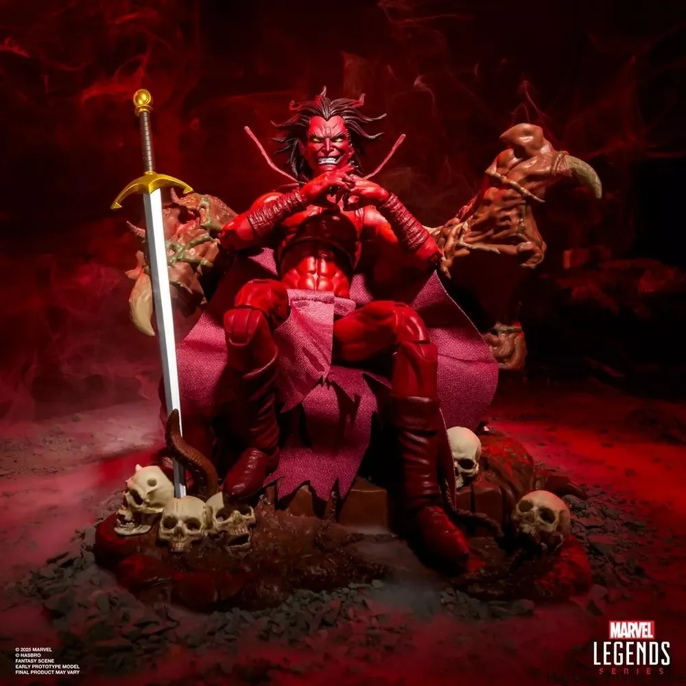 

【Presale November】Hasbro Marvel Legends Series Marvel’s Mephisto with Infernal Throne Collectible 6-Inch Action Figure Toy G2104