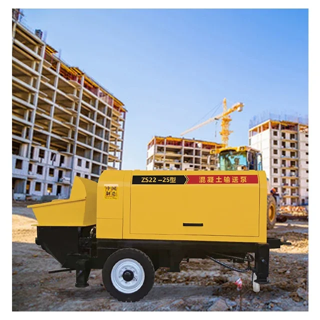 Concrete Pump Diesel Cement Feeder Small Secondary Structure Pouring Ground Pump Concrete Delivery Pump