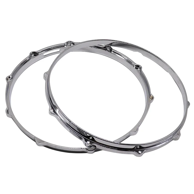 

14 inch 10 hole silver die-casting drum ring, drum set aluminum alloy drum ring