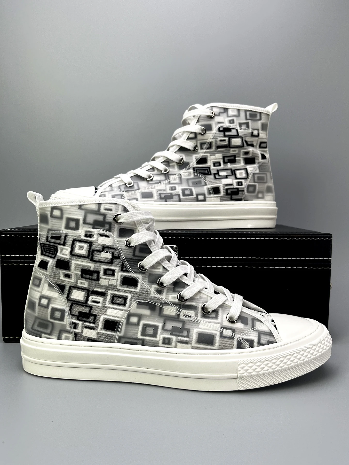 

Men's High Top Breathable Faionable Casual oes Summer 2025 New Sle Trendy oes Comfortable All-Match Low-Top Sneakers