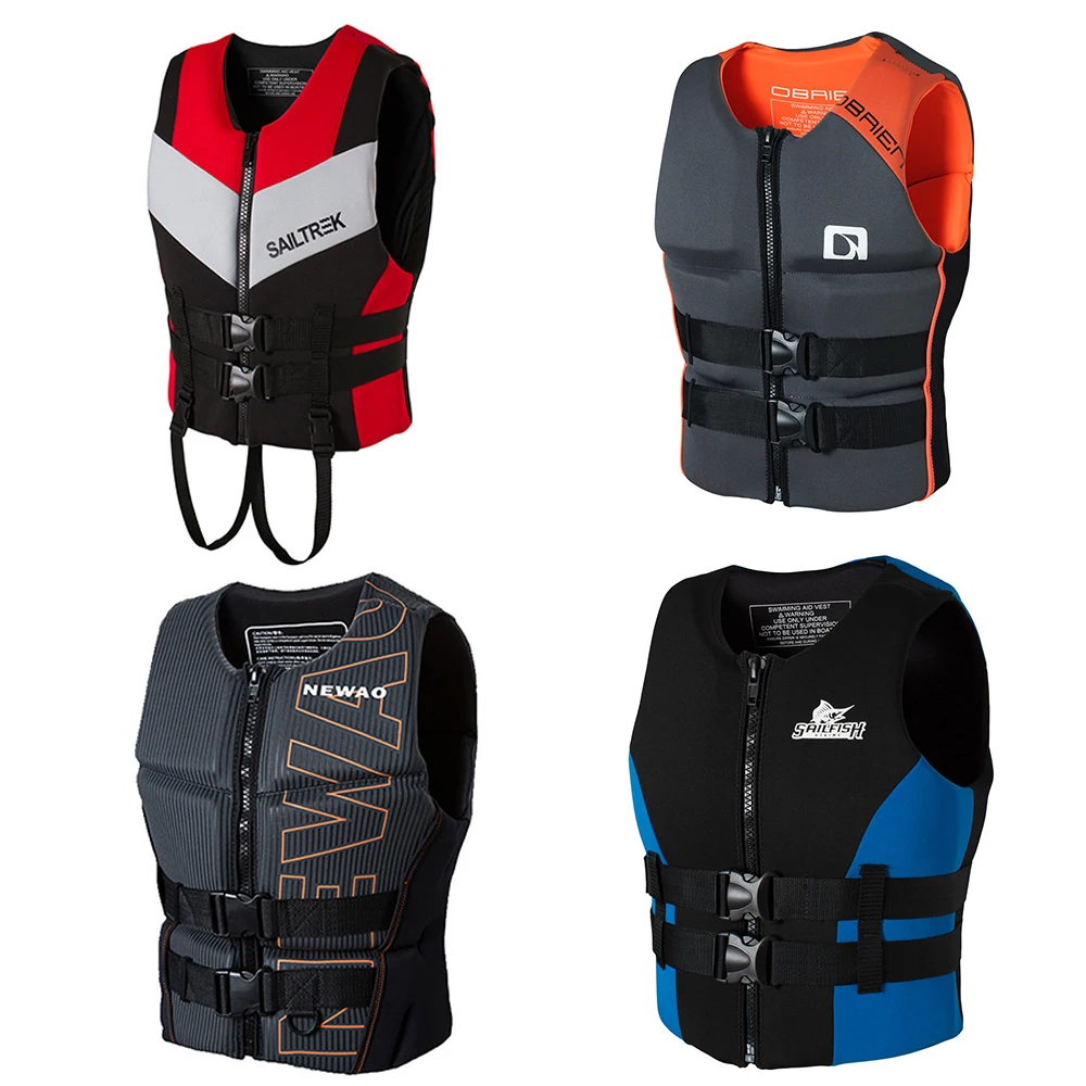 Kayak Life Vest Adults Surf Life Jacket Jet Ski MotorBoats Wakeboard Raft For Boats Fishing Vest Swimming Drifting Vest Rescue