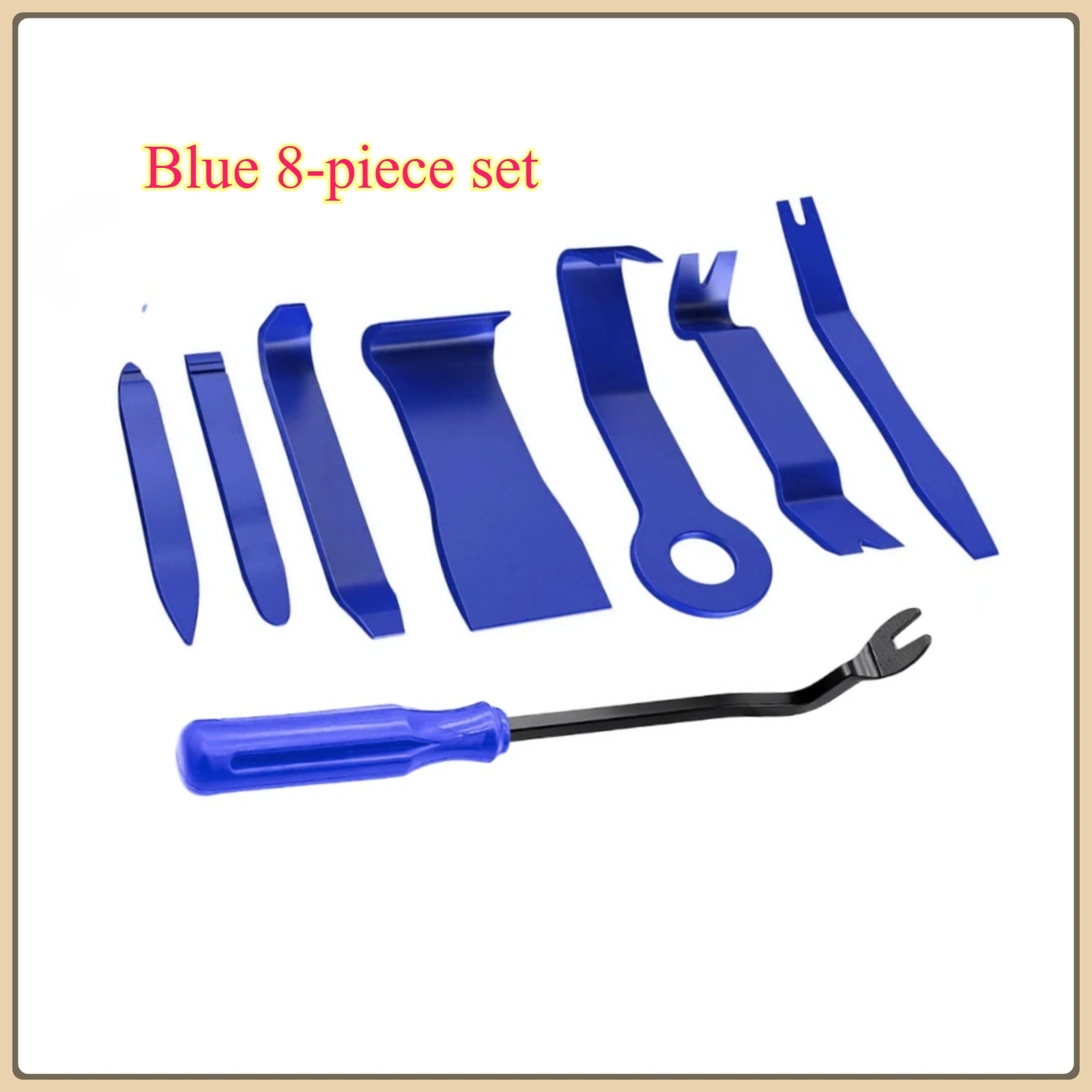 8/19/40PCS Car Stereo Disassembly Tool, Dashboard Instrument Panel Pry Bar, Navigation Trim Removal Kit for Auto Installer