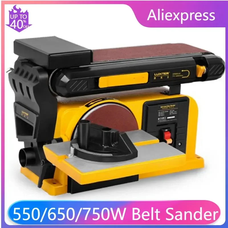 Belt Sander Disc 4X6 Inch  Bench Sanding Adjustable Table Abrasive   Combination for Word Working 550W/650W/750W