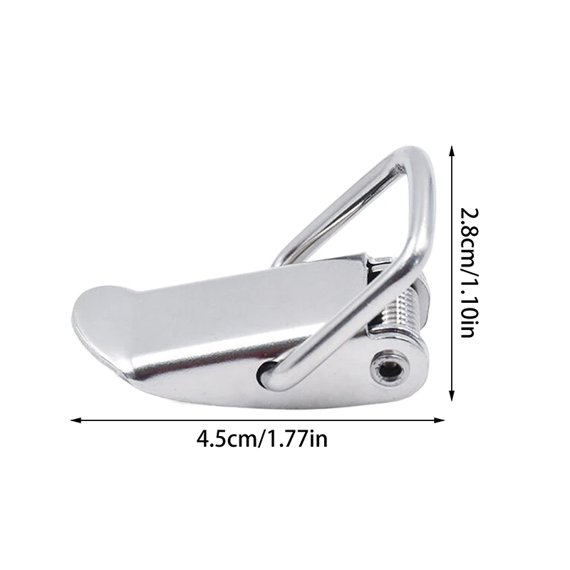 4PCS Toggle Chiusure Morsetto caricato a molla Clip Case Box Latch Catch Toggle Tensione Blocco Leva Chiusura Chiusure Cassa Blocco a scatto