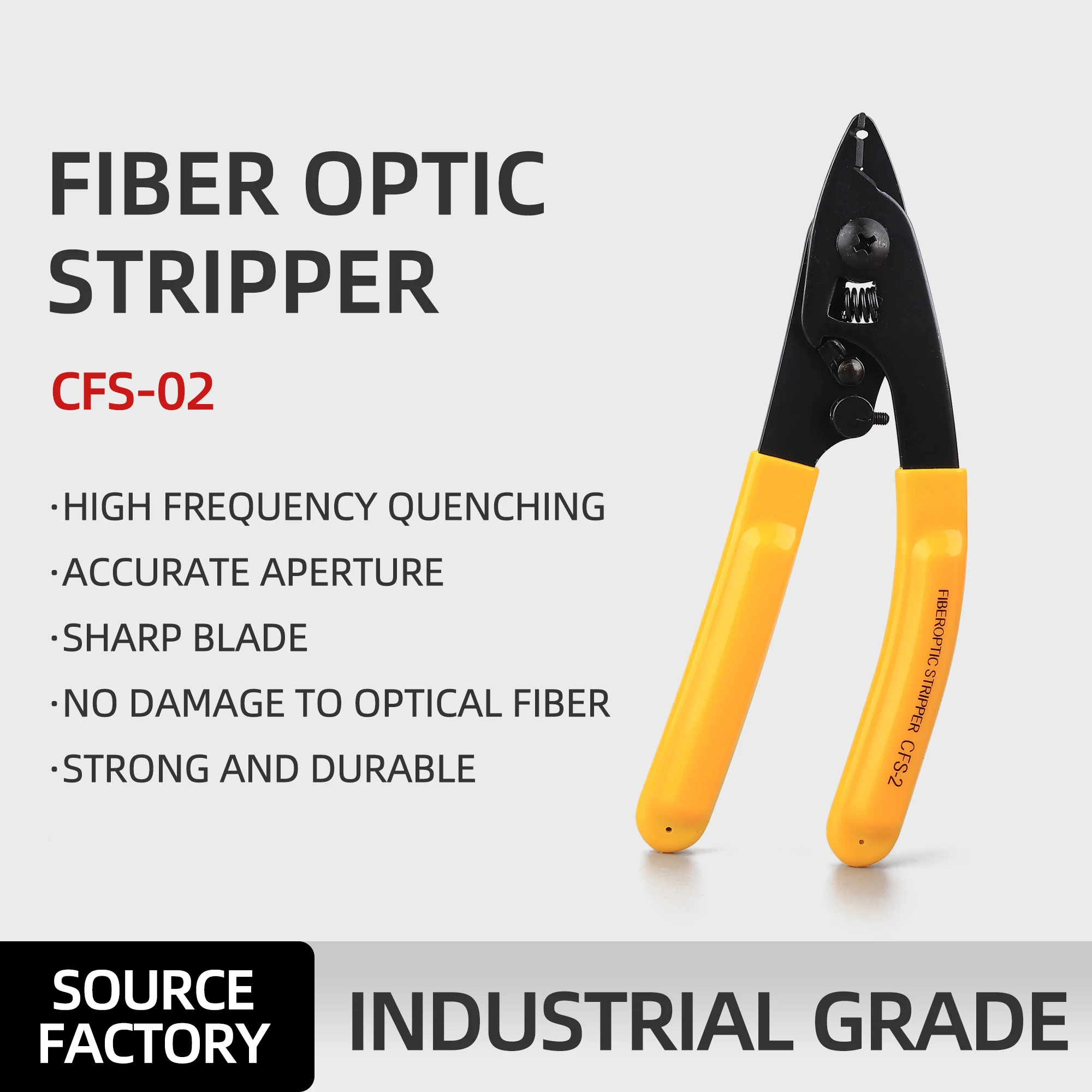 

KELUSHI Optic Fiber Stripper Class Model NO.CFS-2 125 Micron Fiber Optic Cleaver With 250 Micron Buffer Coating,Free Shipping