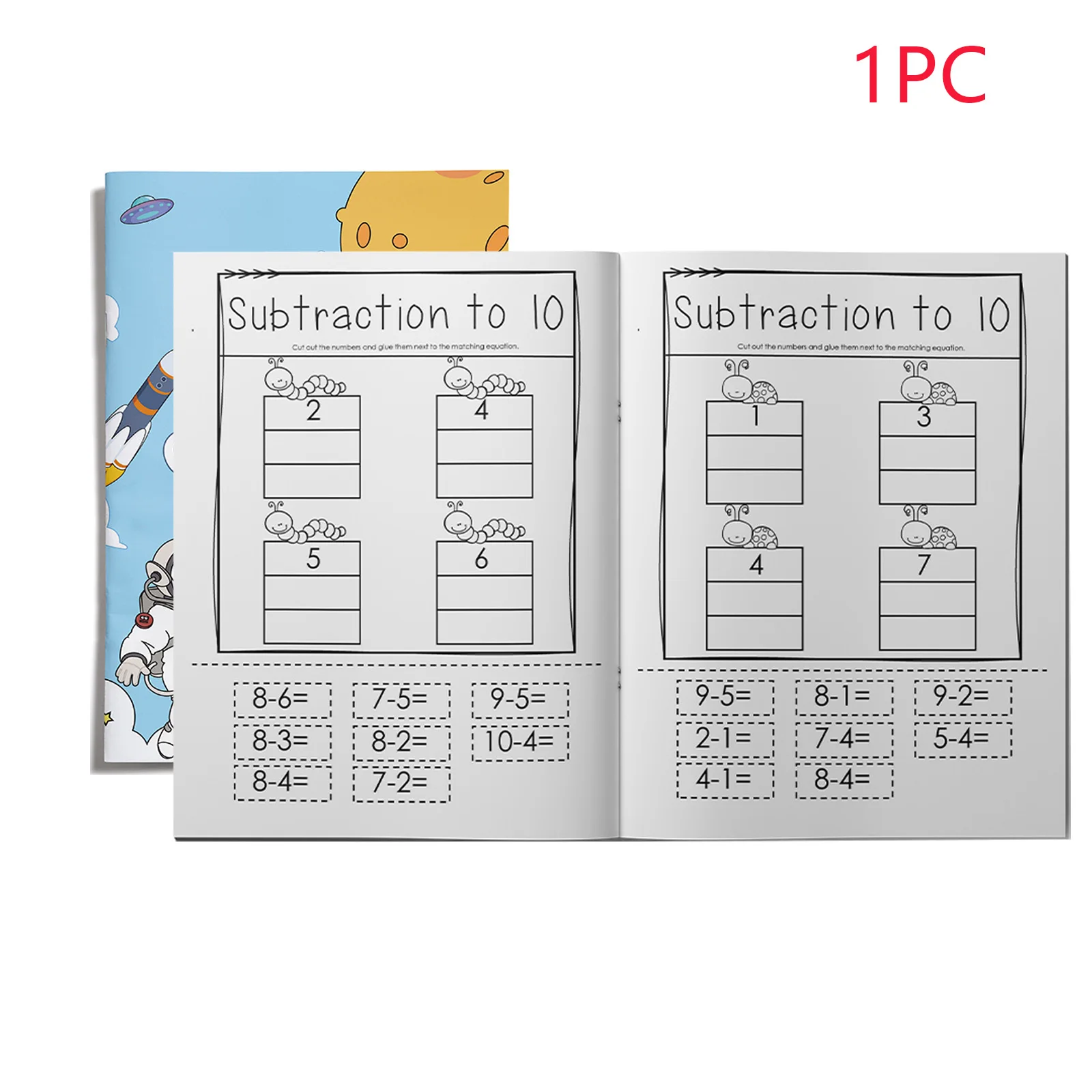 Kids Math Workbook, Toddler Number Reasoning Training Book, Preschool Arithmetic Practice Book for Early Learning
