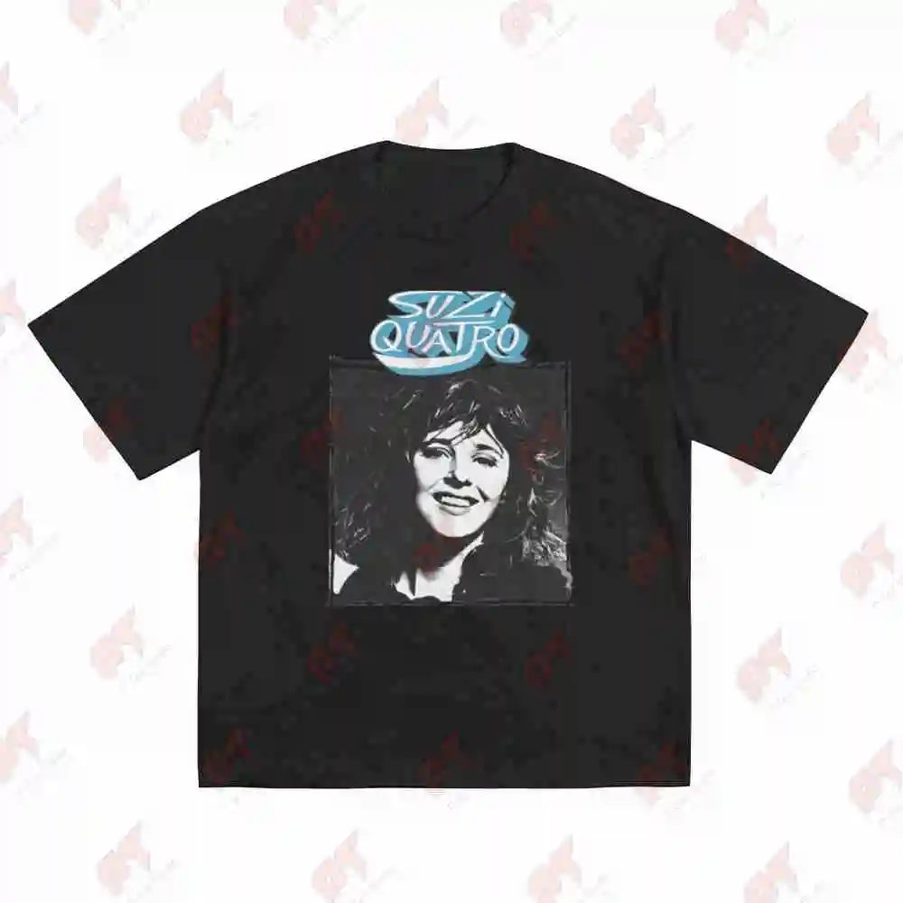 Suzi Quatro Short Sleeve Tee 100% Cotton T-Shirt