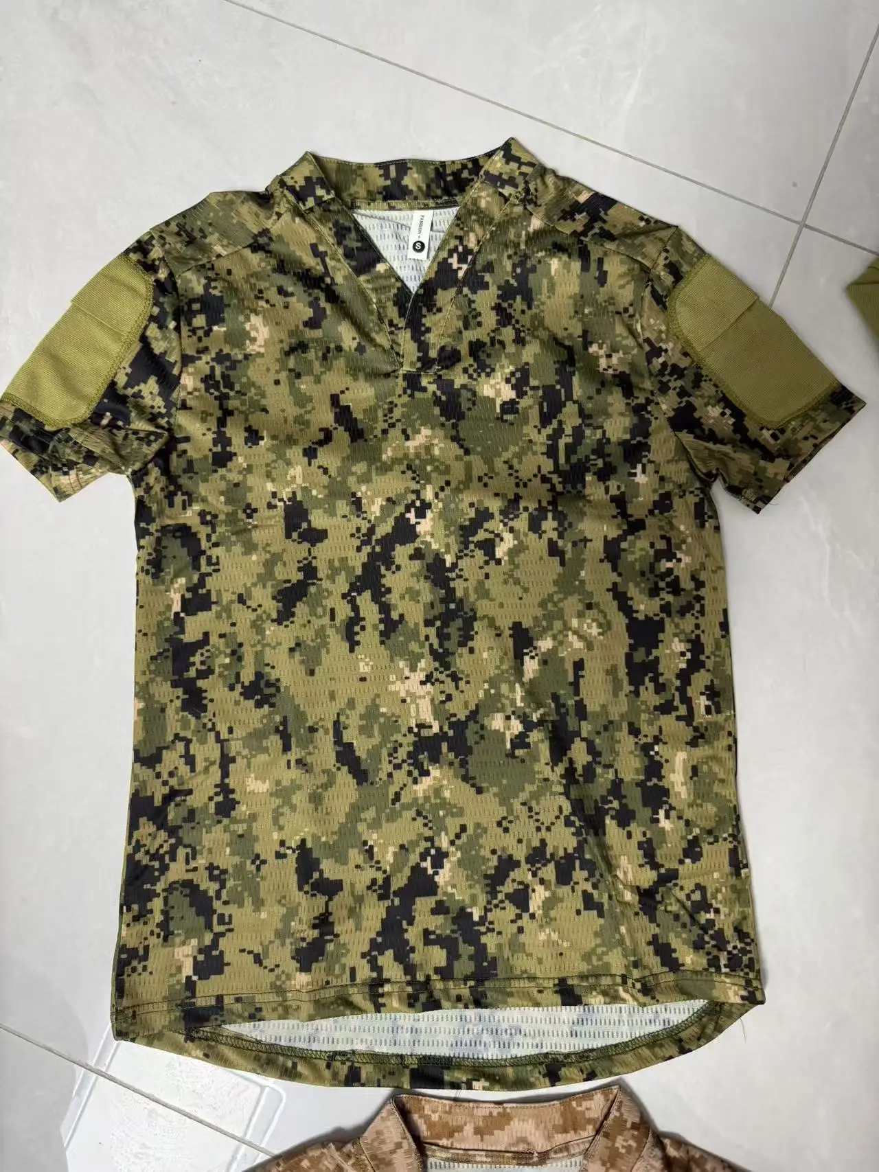VS Top V-neck TAZ16 AOR1 AOR2 A1 A2 T-shirt Quick-Dry Breathable Tactical Top Long Sleeves and Short Sleeves