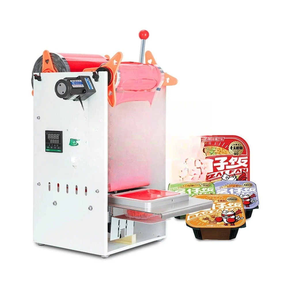 آلة ختم الأغشية البلاستيكية ذات كفاءة عملية سهلة / سدادة صينية يدوية ذكية #6