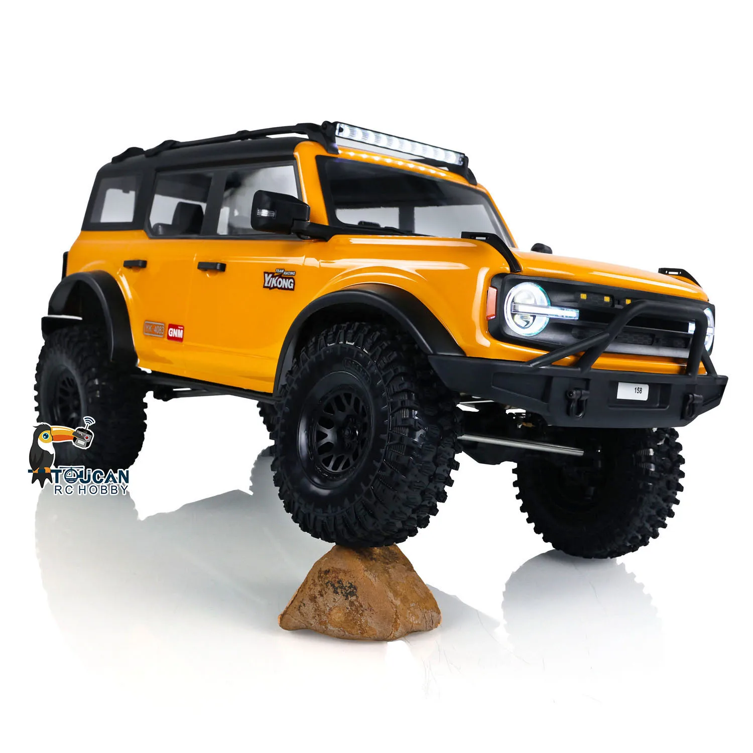 ON SALE YIKONG RC 4x4 Crawler YK4083 V3 1/8 Remote Control Climbing Car Off-road Vehicle with Light System Motor Servo TH24195