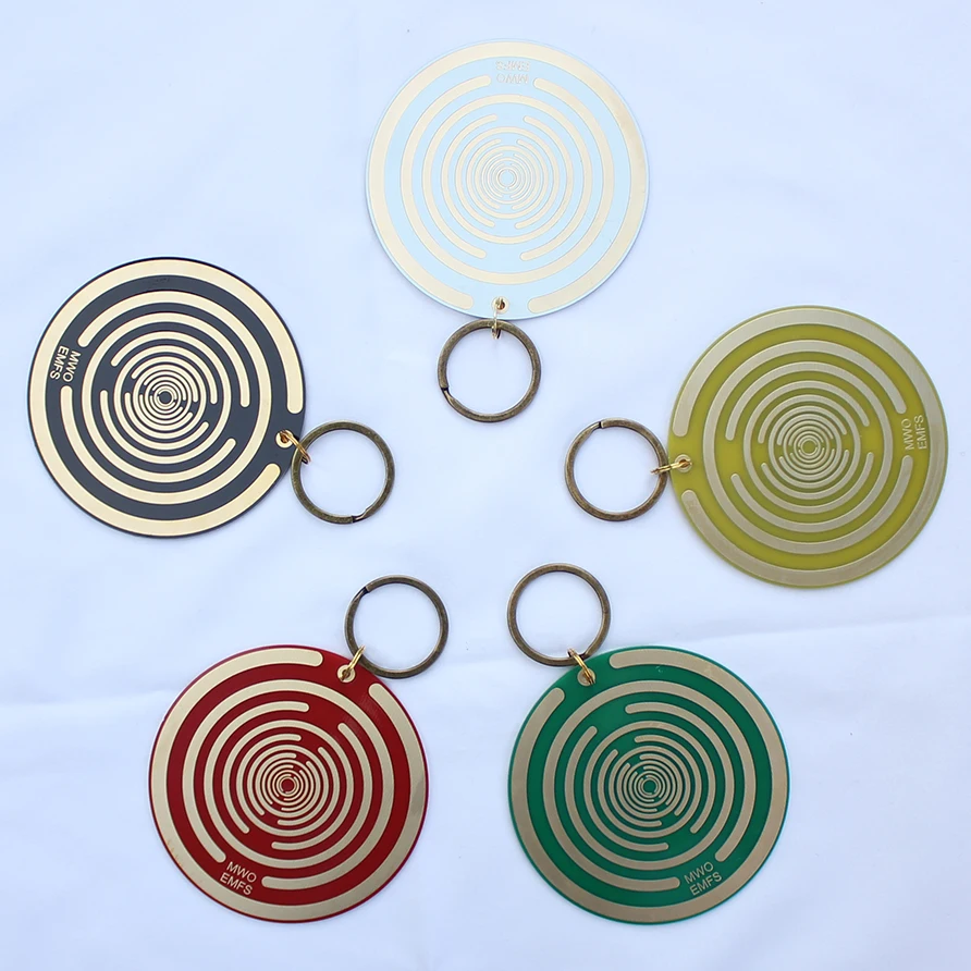 

Set of 5 Polarizing Disk Wind Chimes Ornament Hanging Decorations Unique and Creative Feng Shui MWO Gifts Idea