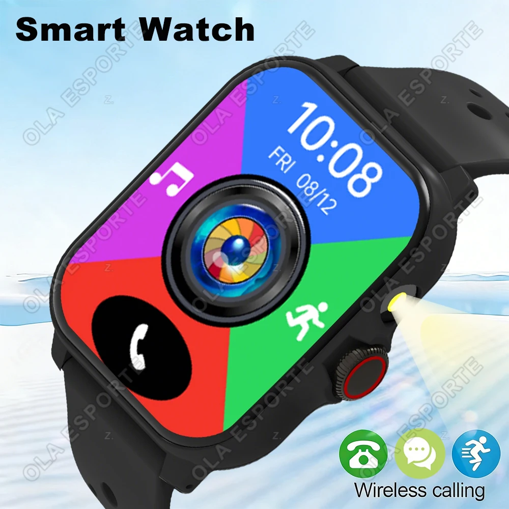 

New Smartwatch Men Women 2.01" Bluetooth Call Information Notice Music Smart Watche Ladies Sports Fitnesss Smart Watch Gift HW12