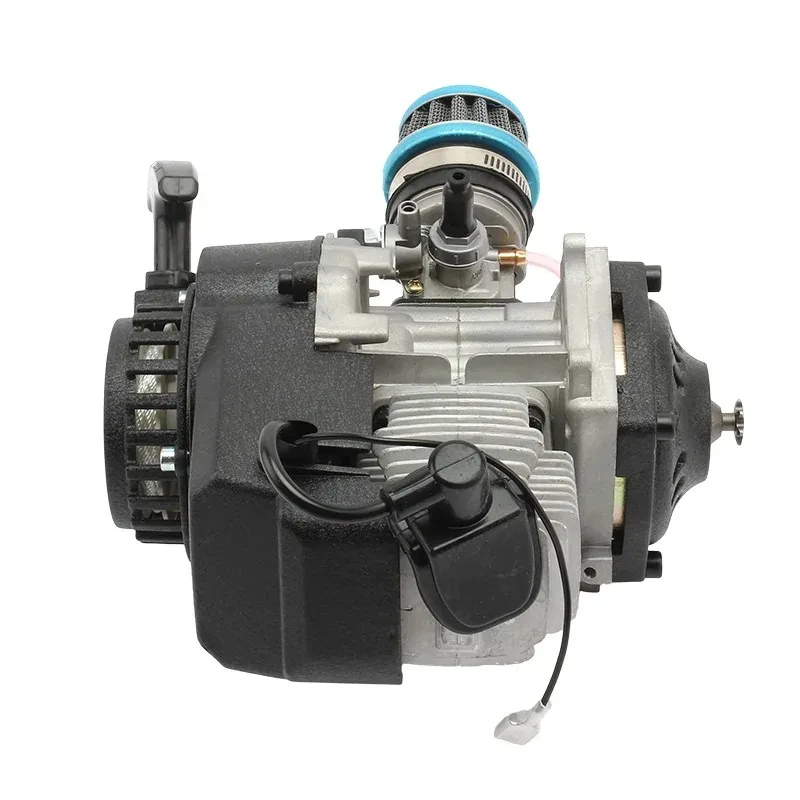 دراجة نارية 2 السكتة الدماغية سحب بدء محرك نقل المحرك مع فلتر الهواء المكربن دراجة الجيب الترابية الصغيرة ATV دراجة رباعية كارت #5