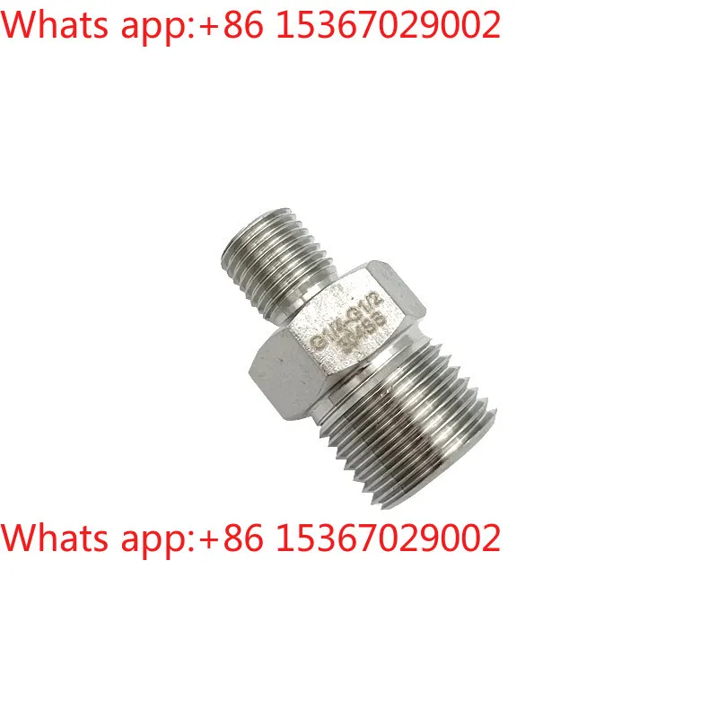 

10PCS 304 stainless steel reducer, straight thread, cable adapter, double outer wire G1/4-G1/2