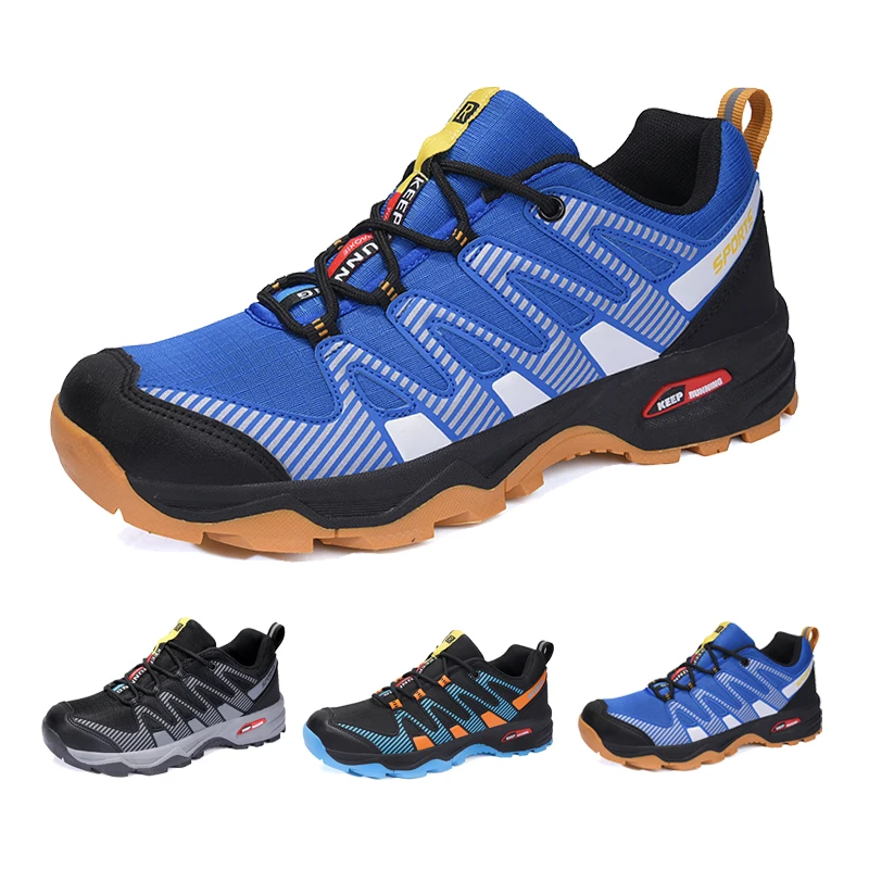 Waterproof Hiking Shoes Men Outdoor Trailing Trekking Shoes Lightweight Sneakers Tactical Boots Non-slip Work Boots Size 39-47