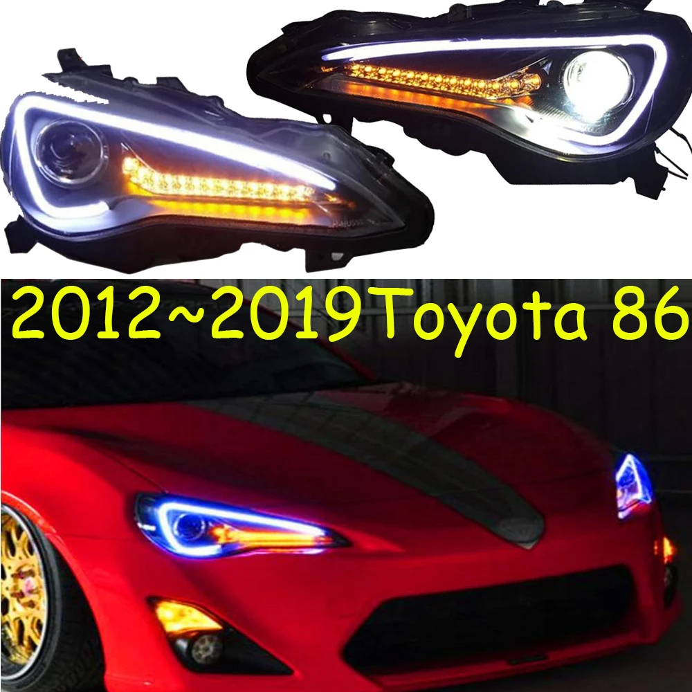 

Video display Car Styling head lamp For Toyota FT GT 86 FT86 GT86 headlight 2012~2019 DRL Bi-Xenon Lens hi LO Beam 86 taillight