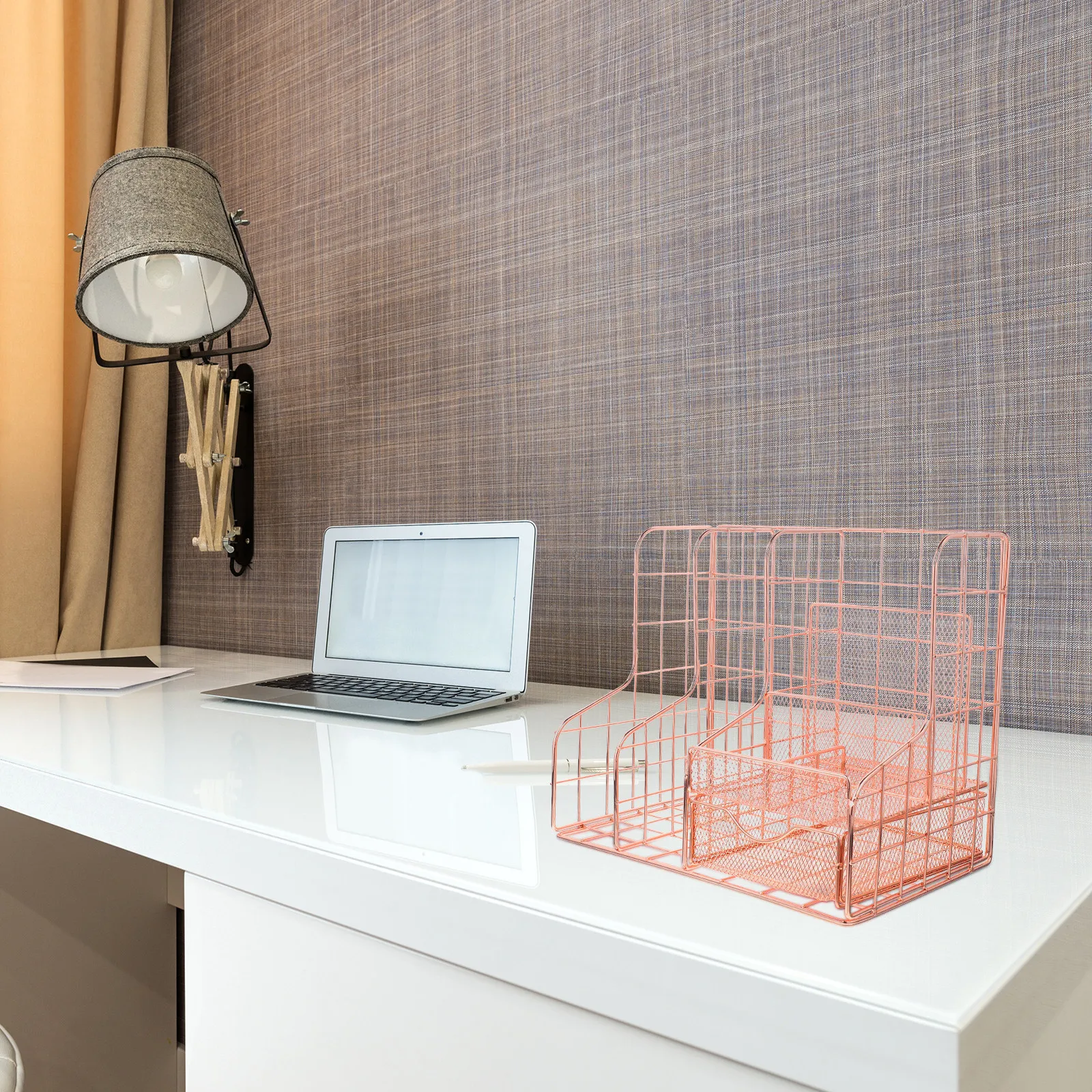 

1 шт. Офисная корзина для хранения, практичная легкая полка для файлов, органайзер для документов для рабочего стола, офиса, учебы