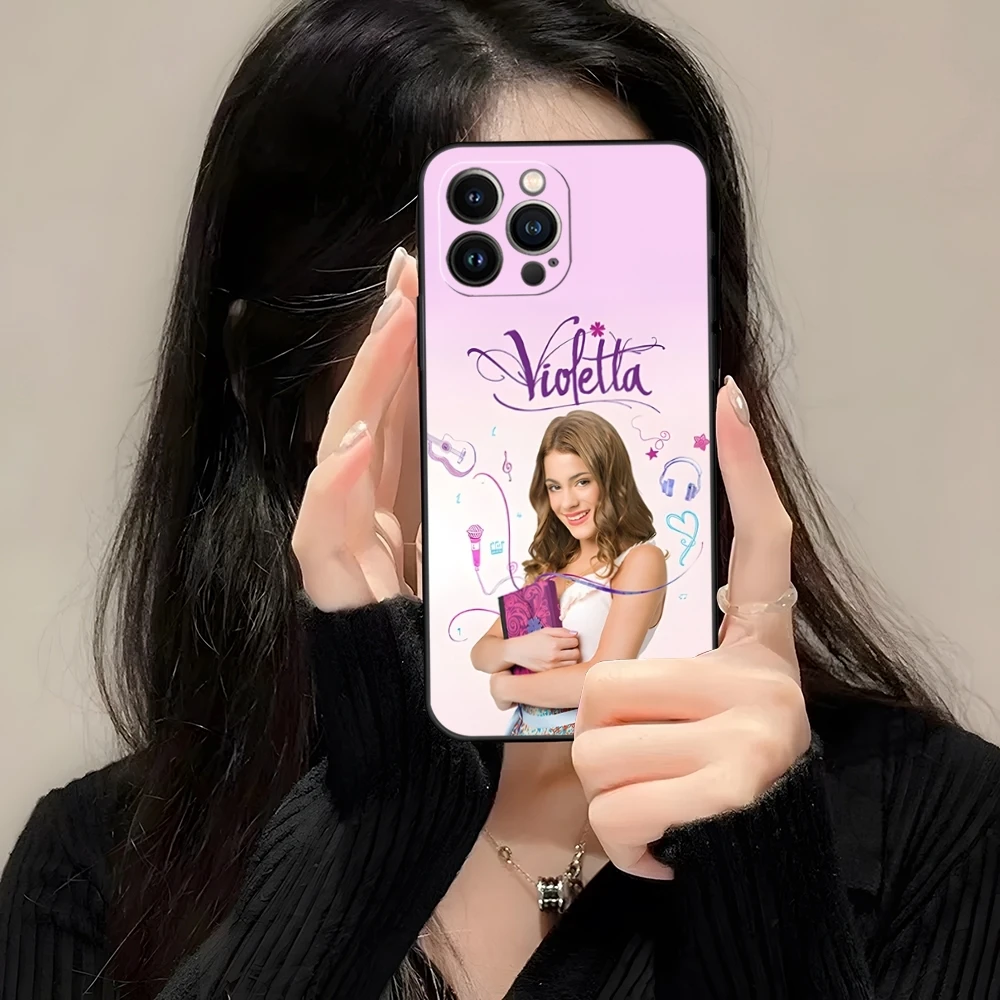 Violetta tv show cell Phone Case for iphone 15 Pro Max 14 Mini 13 12 11 X Xr Xs 6 15 7 8 Plus Back Cover