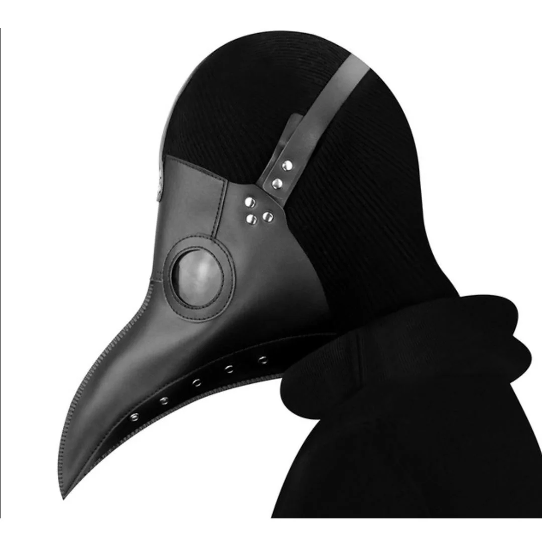 SzBlaZe  Plague Doctor Bird Mask Long Nose Beak Cosplay Halloween Steampunk Costume Holiday party Props