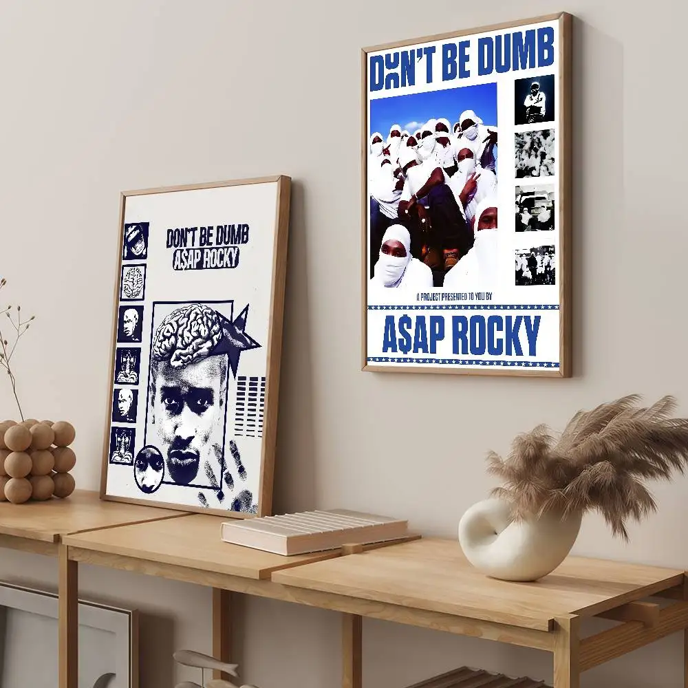 مغني الراب A-Asap R-Rocky-S لا تكون البكم ملصق مناسبة للمنزل غرفة المعيشة غرفة نوم مكتب بار الجدار لاصقة تزيين