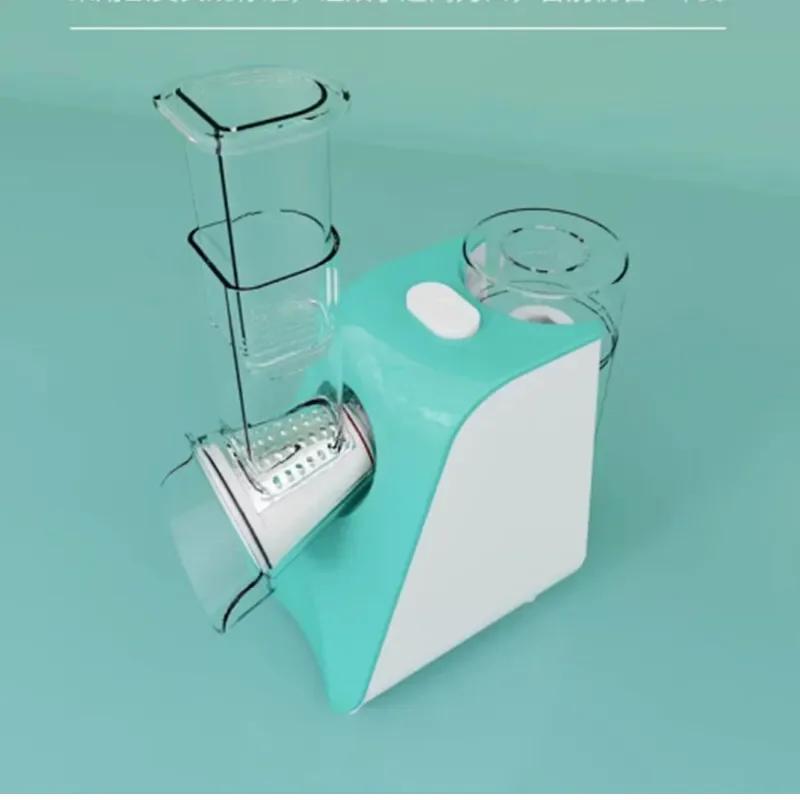 Cortador de Vegetais Elétrico Multifuncional, Fatiador de Pepino e Batata, Máquina de Corte e Raspagem, Ralador, Cozinha