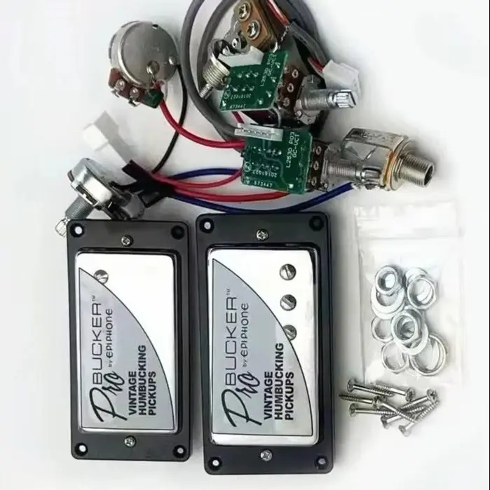 

Классический комплект звукоснимателей ProBucker Humbucker с проводкой Push-Pull 2V2T – Премиум-улучшение, горячая распродажа