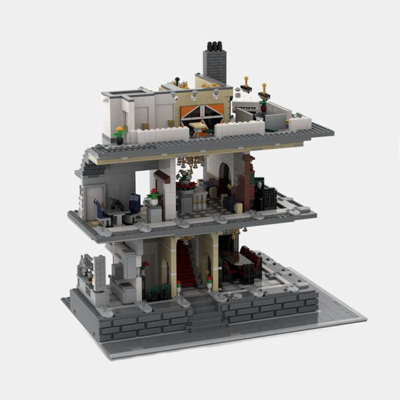 8491 pièces MOC l'embarquement modèle modulaire blocs de construction ensembles de bricolage briques à assembler jouets cadeaux d'anniversaire/noël