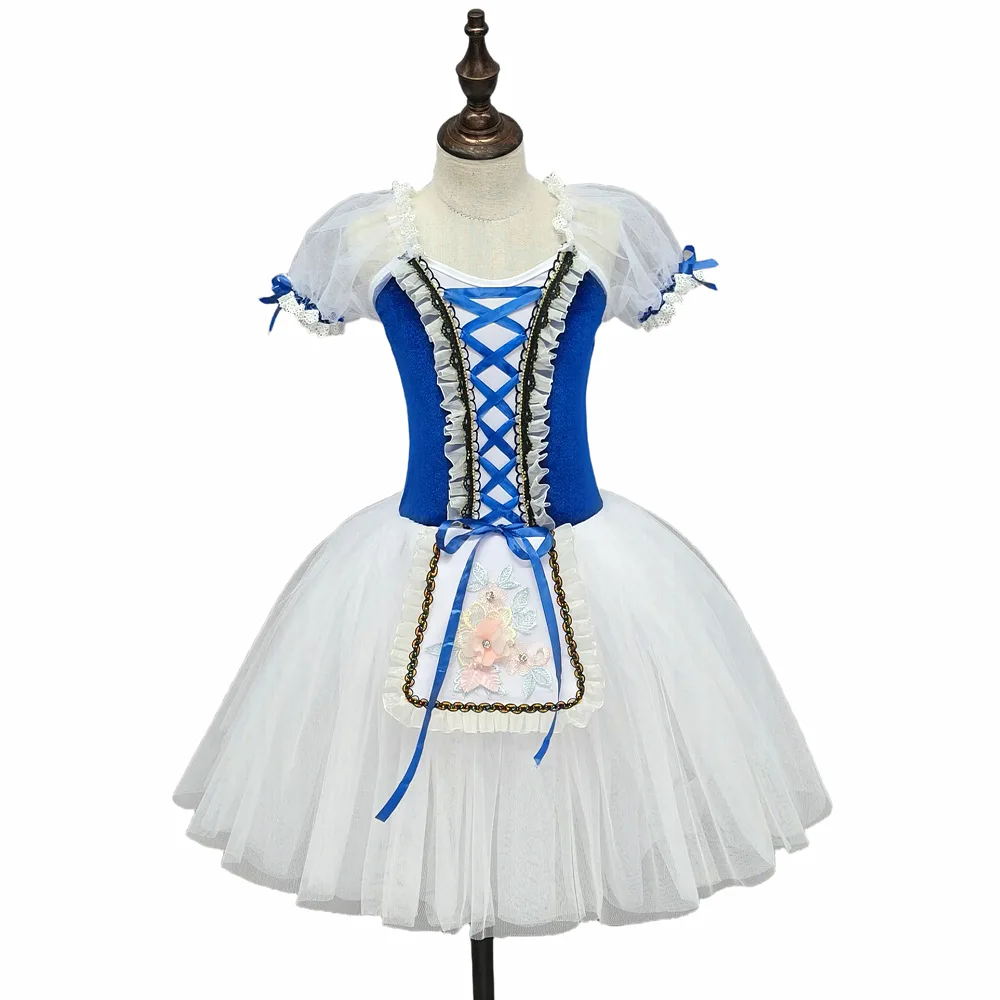 Children's tutu performance clothes Gisele long gauze skirt Girls tutu skirt School dance skirt program performance clothes