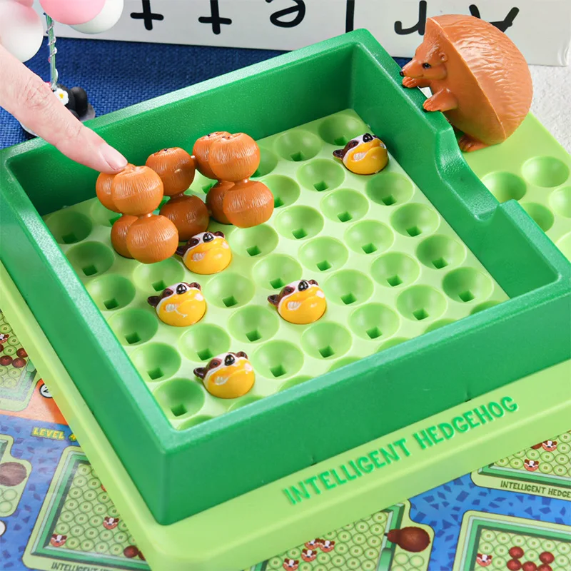 New Hedgehog Maze Find Mom Puzzle Game for Kids Parent-Child Interactive Tabletop Escape Logic Thinking Educational Toy Gift Set