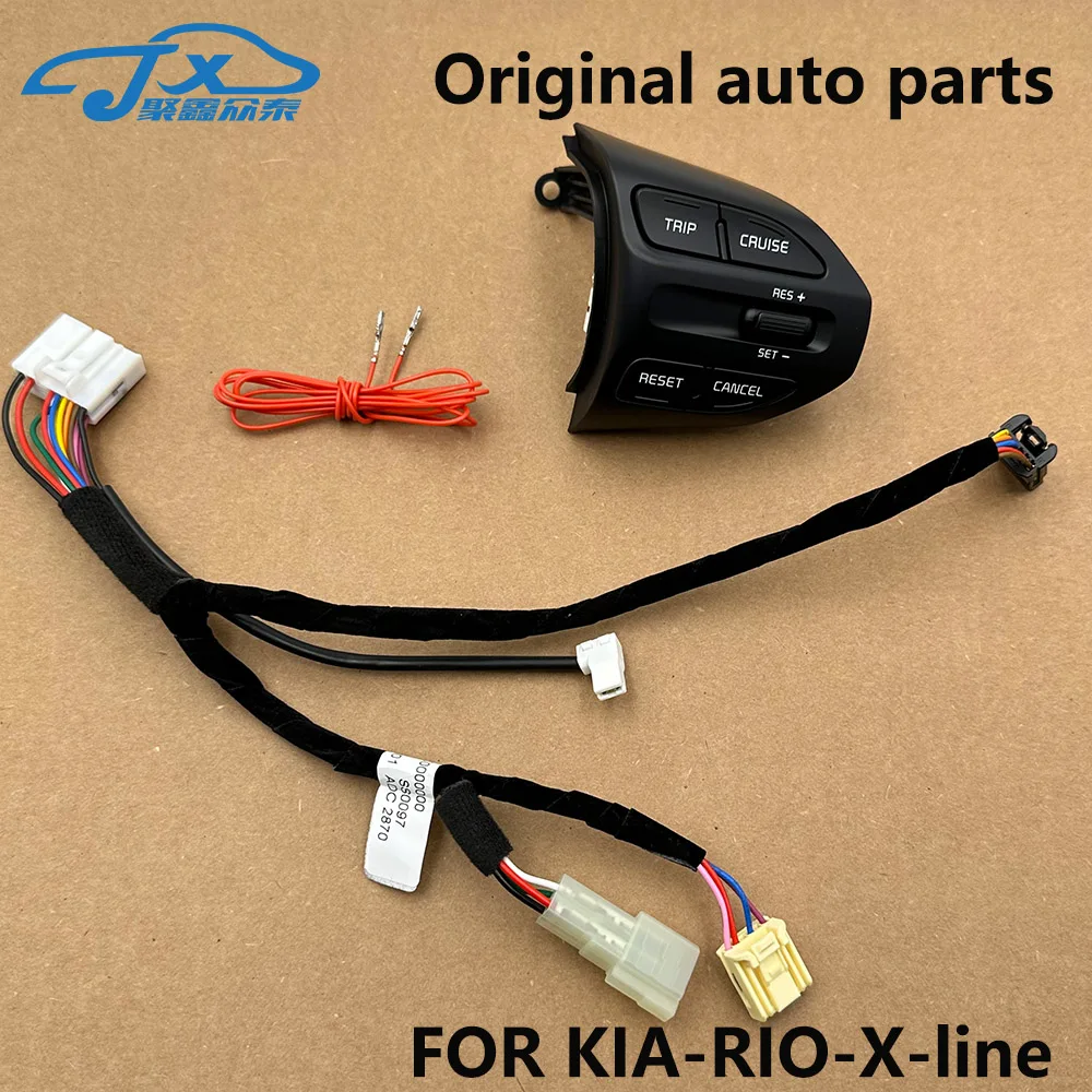 For Kia K2 RIO X-LINE 4 Original  parts Multifunction Steering Wheel Bluetooth Fixed Speed Cruise Control Button Audio Switch