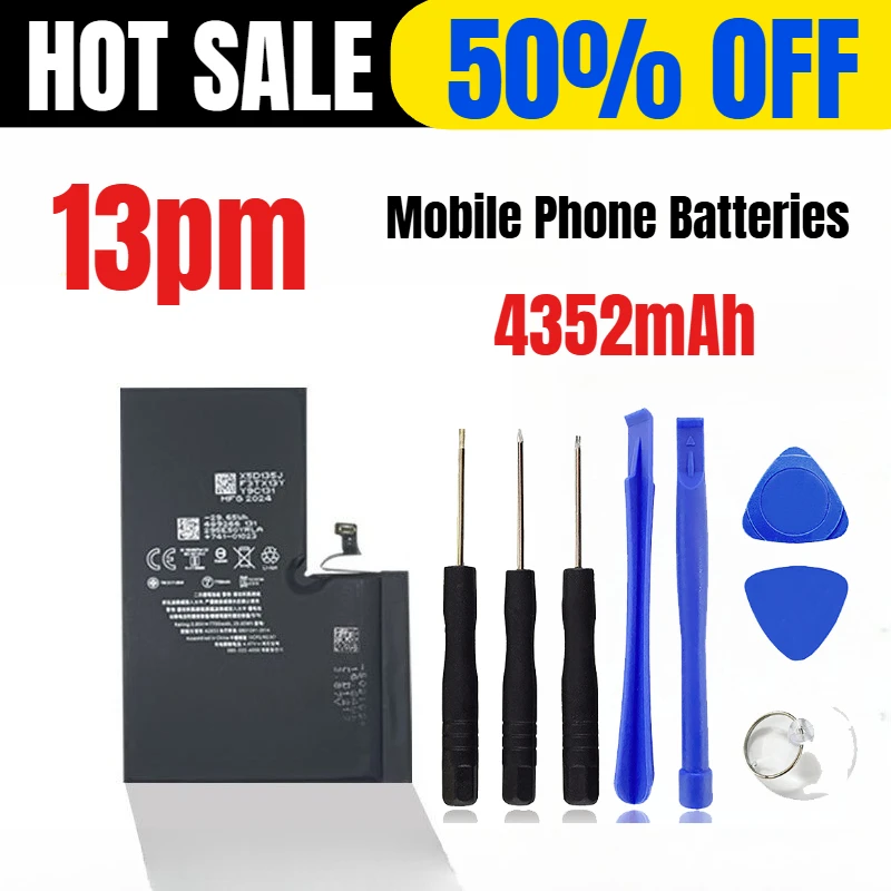 

4352 мАч для аккумуляторов мобильных телефонов IPhone 13pm