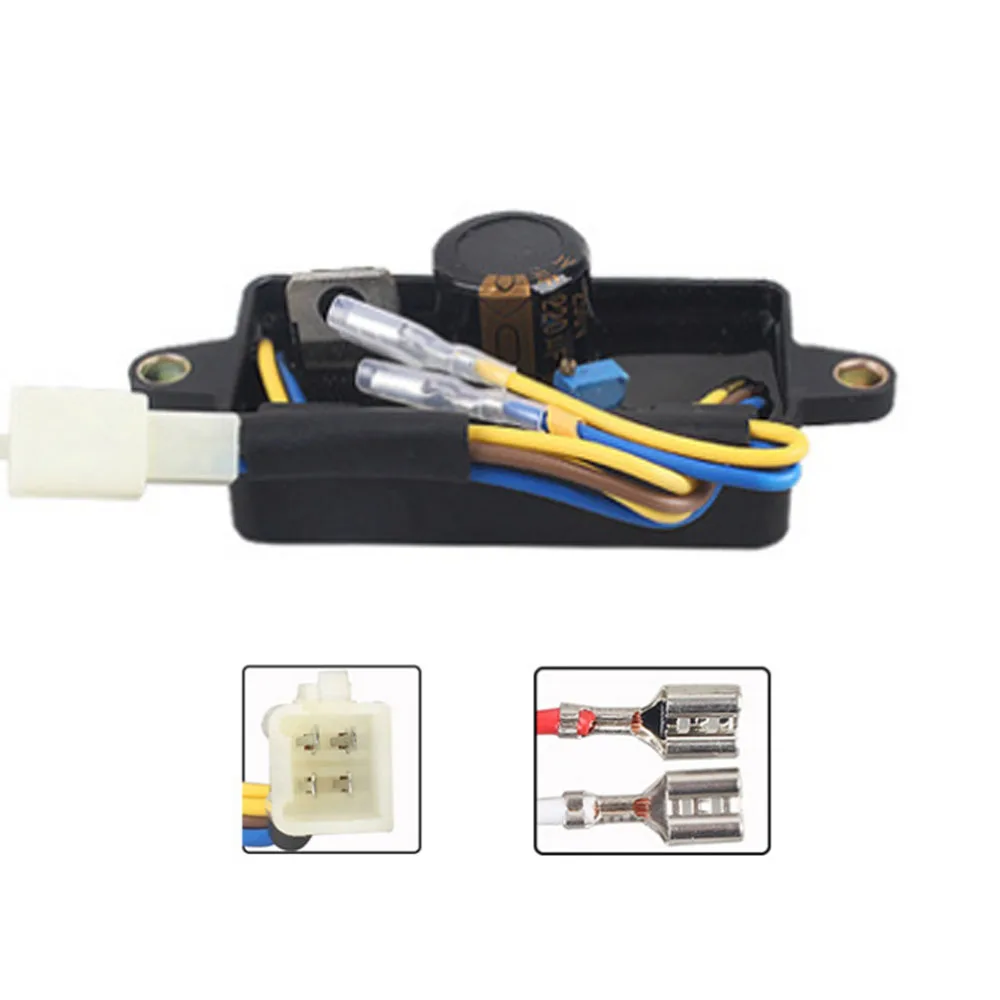 Single Phase Automatic Voltage Regulator Rectifier for 2KW-3KW Generator with 70mm Cable Gasoline Generator Accessories