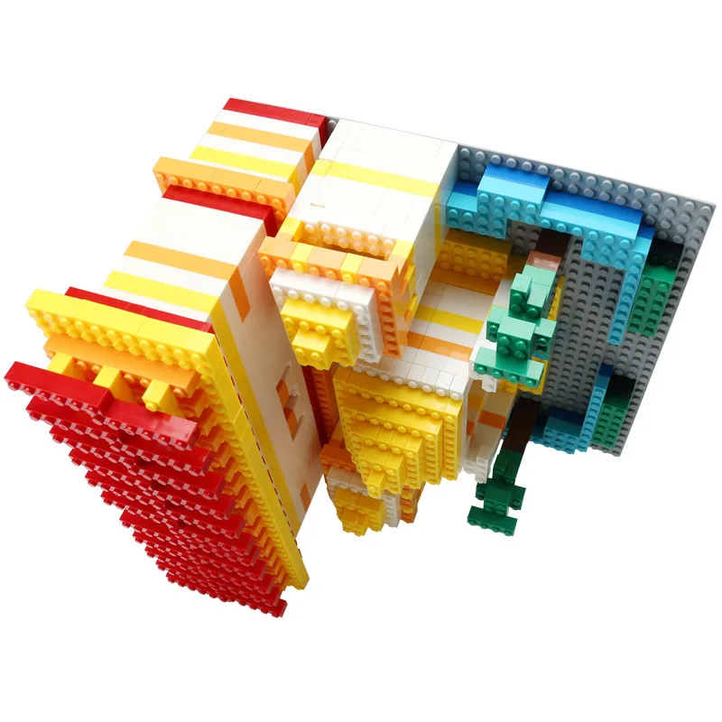 Bulk Blocks 17Colours 250/500g 250/500pcs Boys/Girls Styles Solid/Mixed colours Compatible with LEGO Children's Toys DIY Build