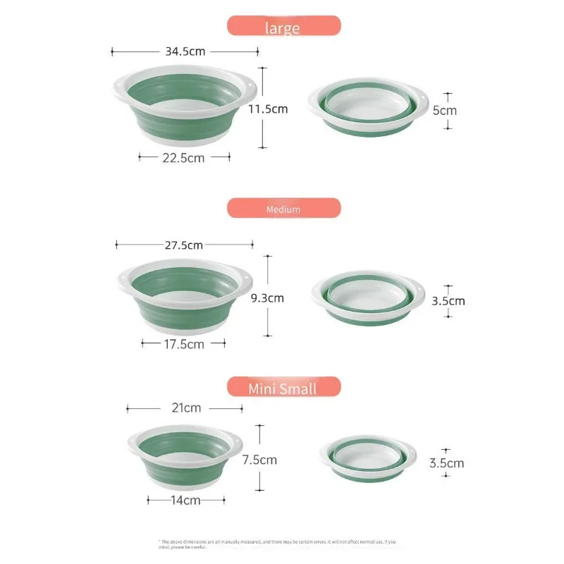 Lavabo pieghevole per il viso e i piedi del bambino Lavabo portatile per la casa Lavabo speciale per bambini per lavare i glutei e i piedi