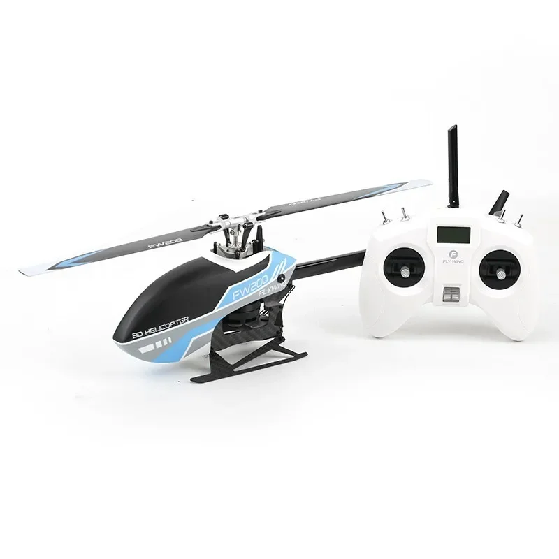 Fly Wing FW200 RC Helicopter H1 Flight Control Gyro Self-stabilizing 3D Stunt Brushless Full Metal RC Aerial Model Drone Gifts