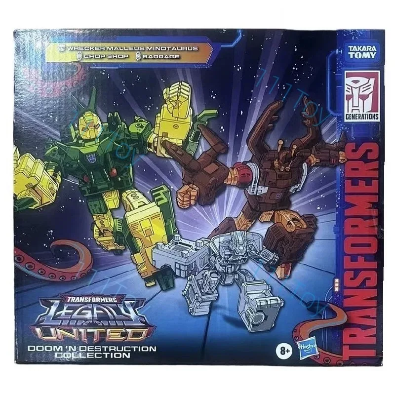 Na Stanie Hasbro Transformers Classic Toys Legacy United Minotaurus Chop Shop Barrage Figurka Akcji Robot Zabawka Kolekcjonerska Prezent Hobby
