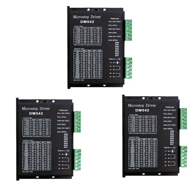 Stepper Motor DriverDM542 DM556 TB6600 Nema17 Nema23 Nema34 42/57/86 4A DC9-40V 1 axis Stepping  CNC Engraving Machine