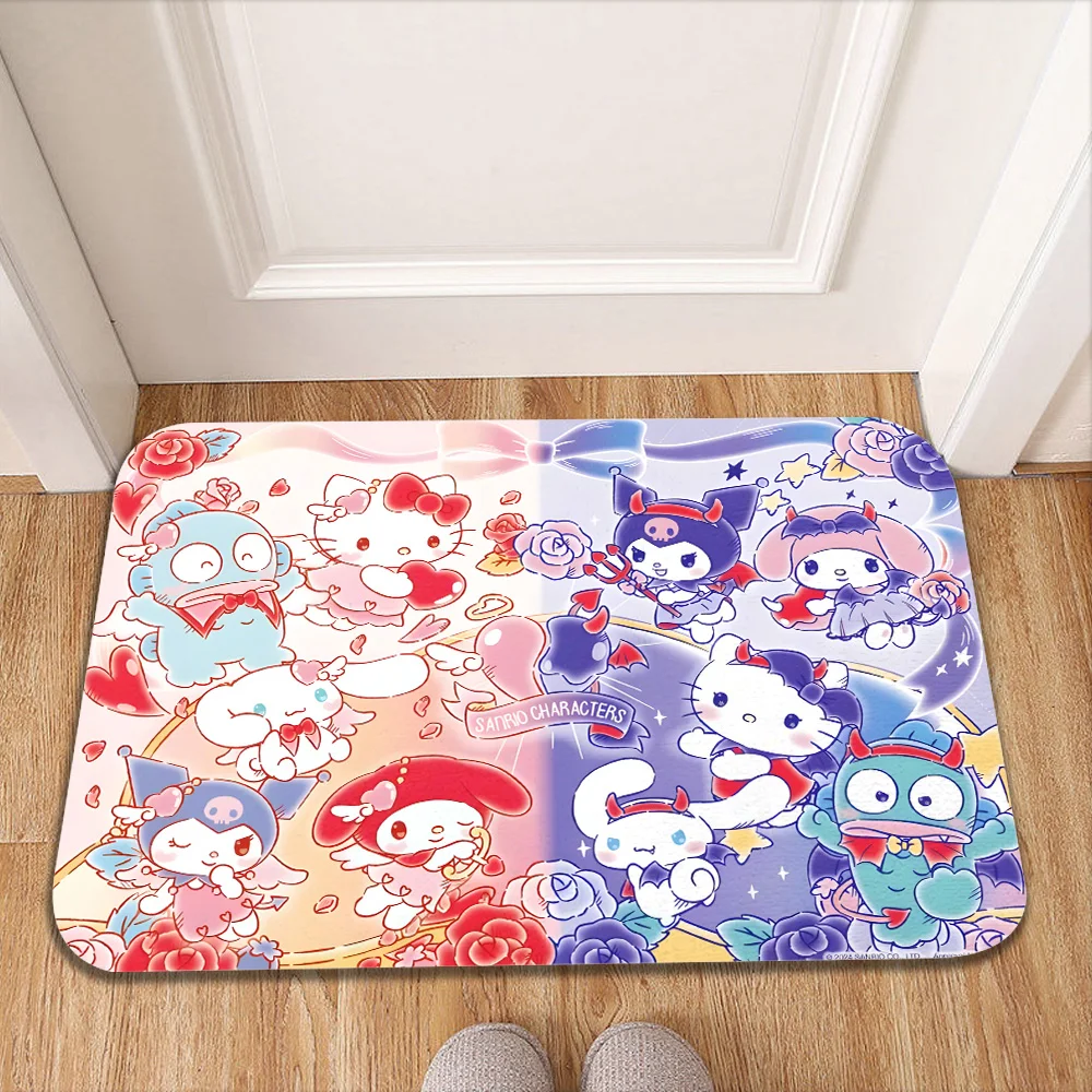 

Kawaii Sanrios Коврики для гостиной Коврики для пола Входной коврик Кухонное украшение Коврик для ванной Ковер Современный домашний декор Дверь для ванной