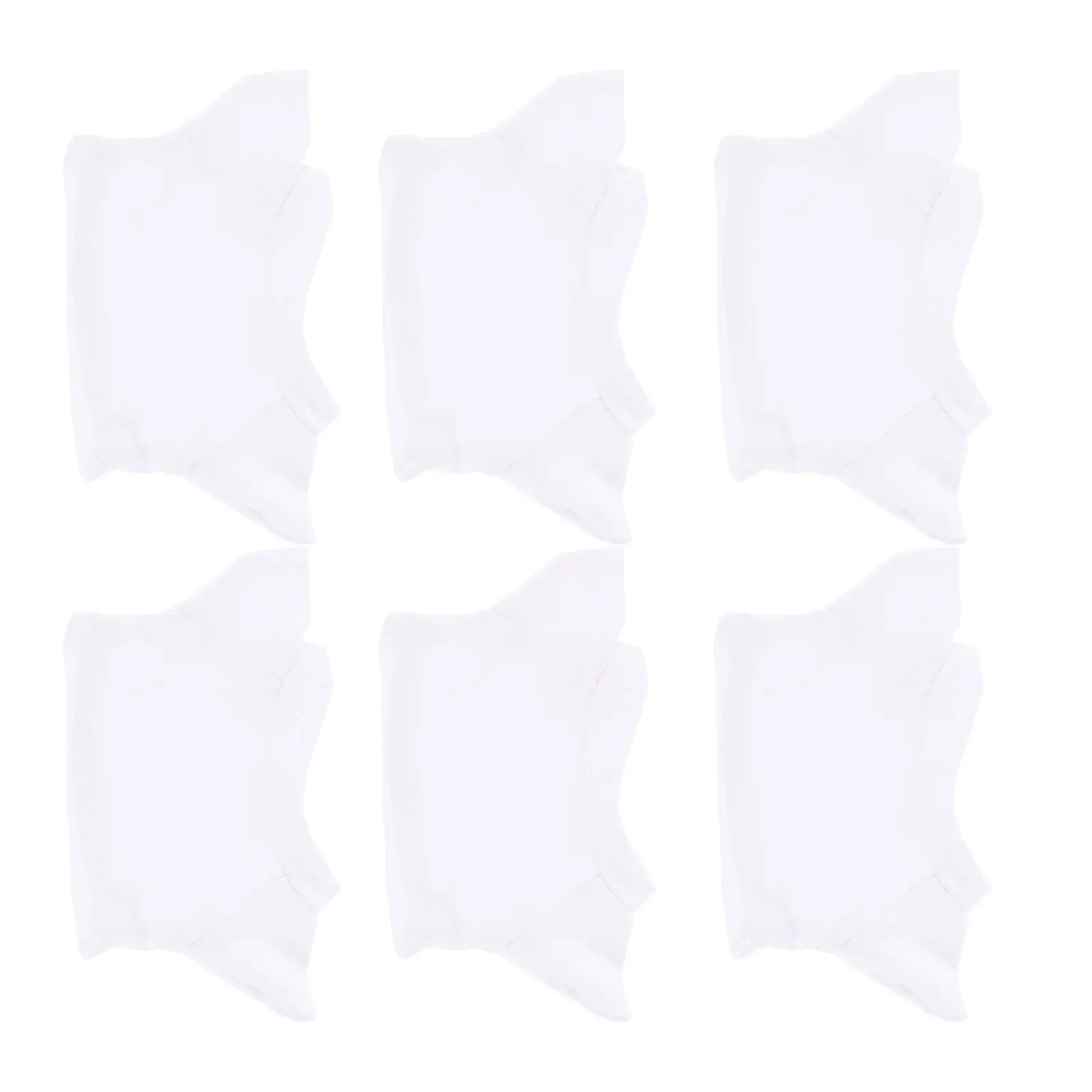 

6Pcs Bear T Shirt Cloth Lovely Costume Set Reusable Small Dress Up Clothes Soft Comfortable Cotton Outfit for Decoration