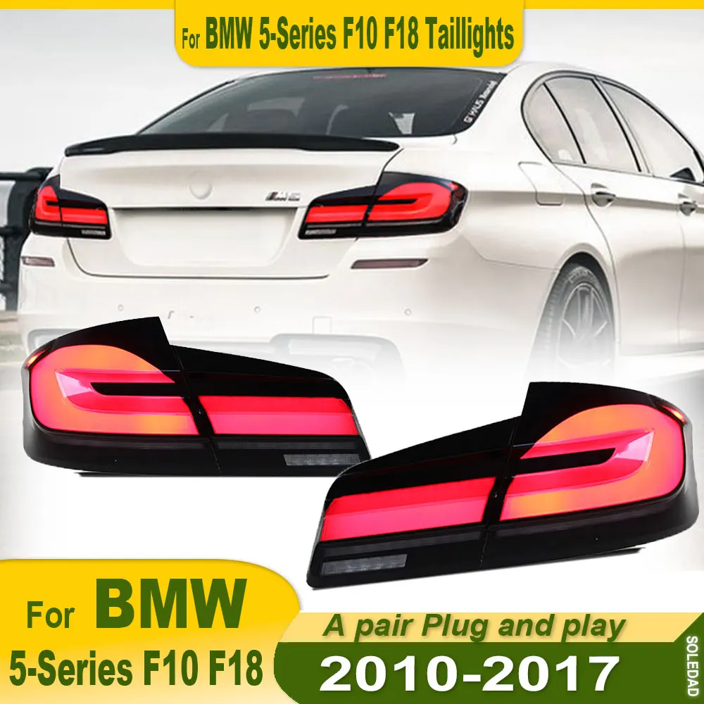 Tail light for BMW 5 Series 2010-2017 F10 F18 LED taillight 520i 520d 530d 530i m5 assembly brake light Turn signal auto parts