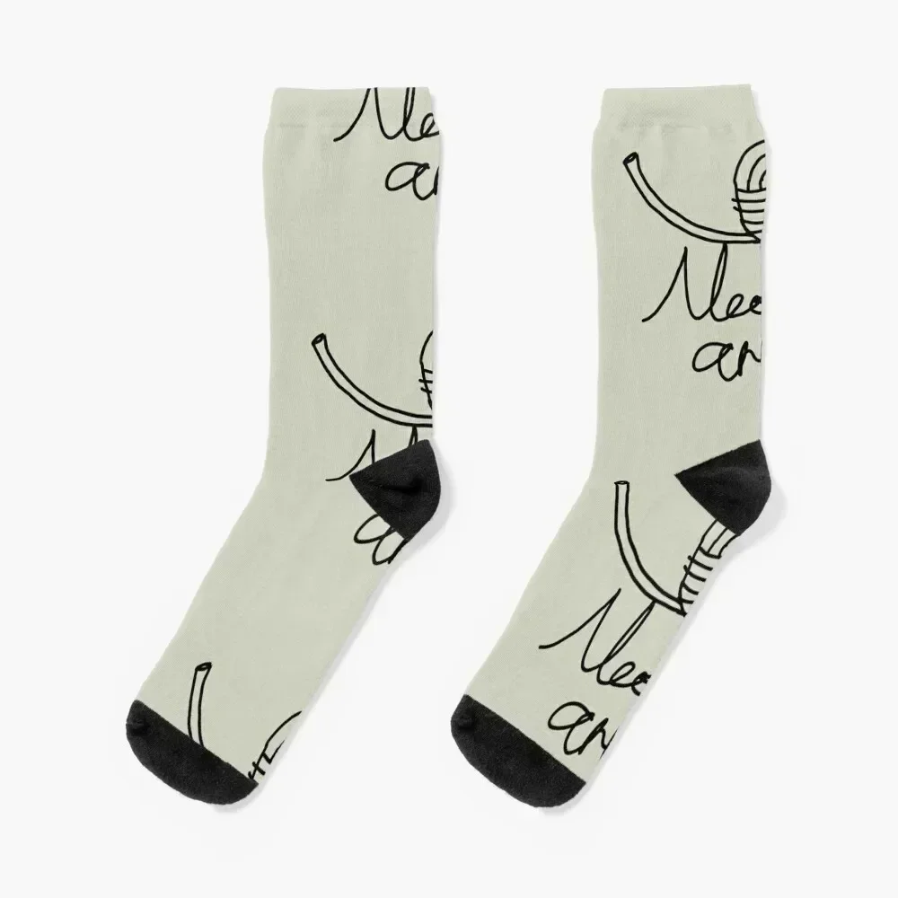 

Noodleart (White background) Socks Men's essential men cotton high quality aesthetic Boy Socks Women's