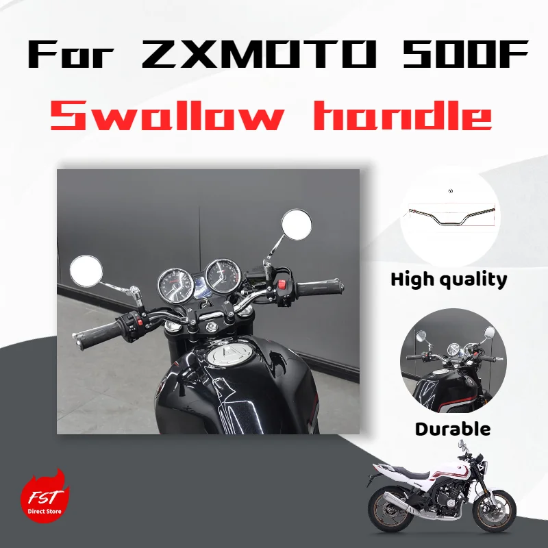 

For ZXMOTO 500F motorcycle handlebar modification, direct-mount comfort handlebar accessories.For ZXMOTO 500F motorcycle handleb
