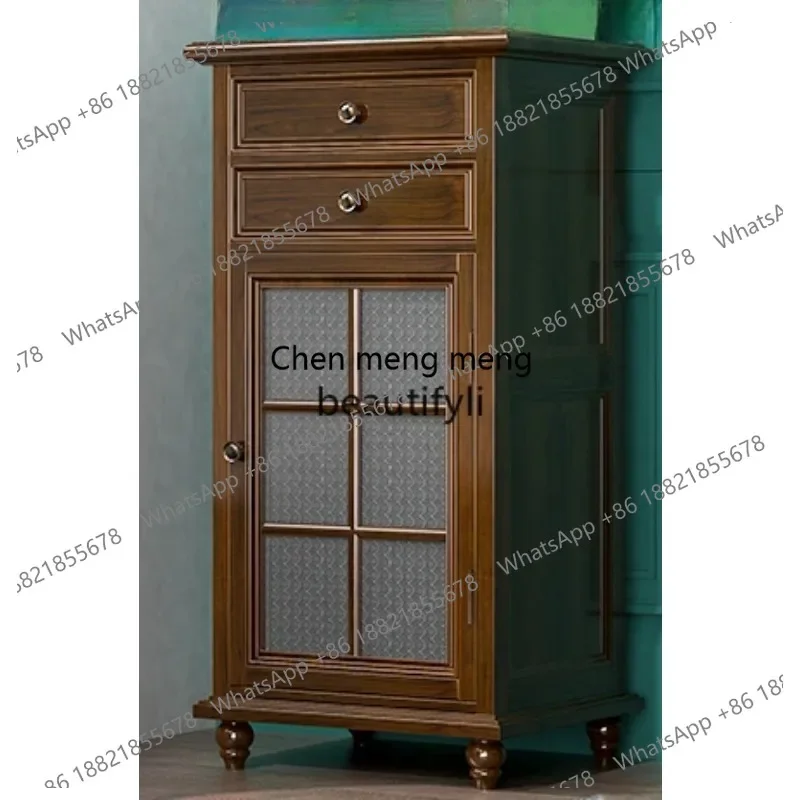 D5556 New American country solid wood 2024 new invisible anti-theft large-capacity safe 106cm high