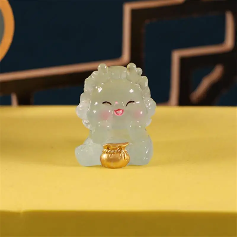 مضيئة المشهد الصغير مصغرة التماثيل الراتنج الحرفية البسيطة الجنية نموذج حديقة الحلي ديكور #4