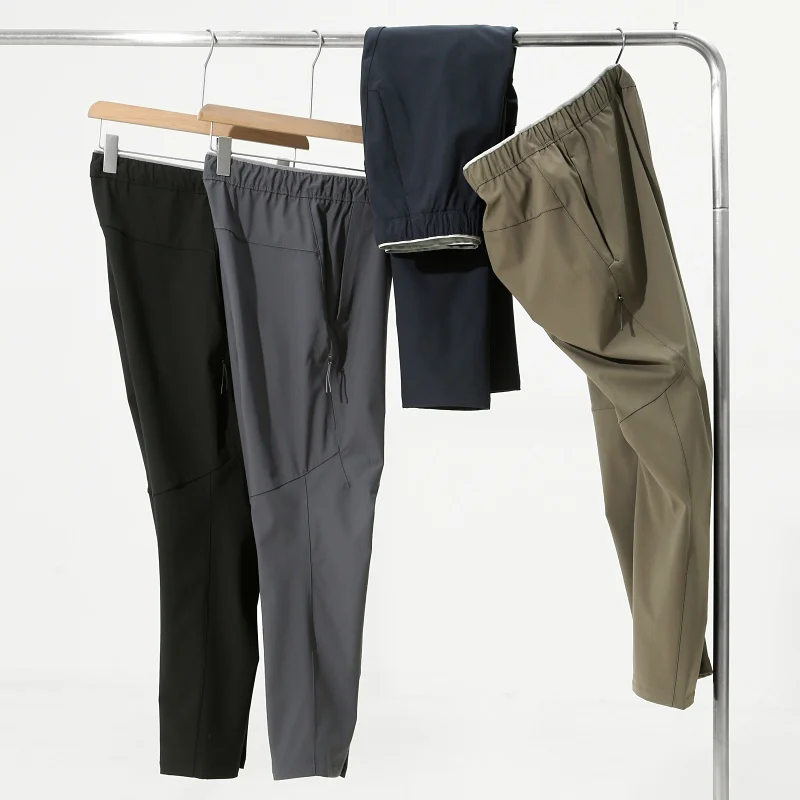 

Leavo Johnson Men's 4D Tailored Casual Outdoor Softell Pants Spring Summer Straight Leg Long Faion Urban Sle Daily Wear