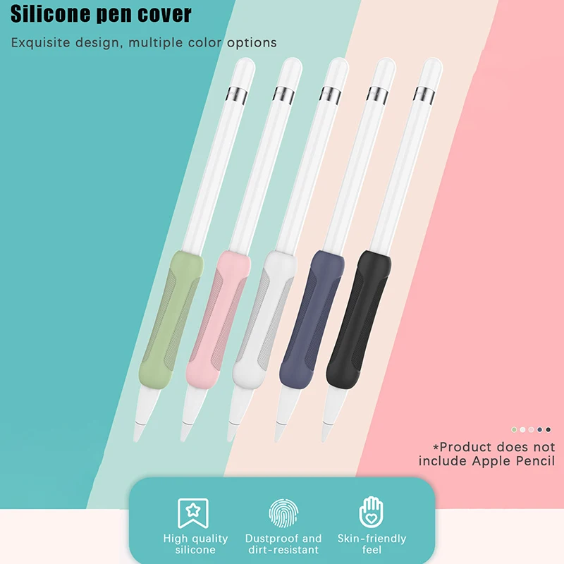 Pen Grip Non-Slip Protective Cover Suitable For Apple Pencil 1/2 Generation Silicone Easy To Hold The Pen Grip Protective Cover