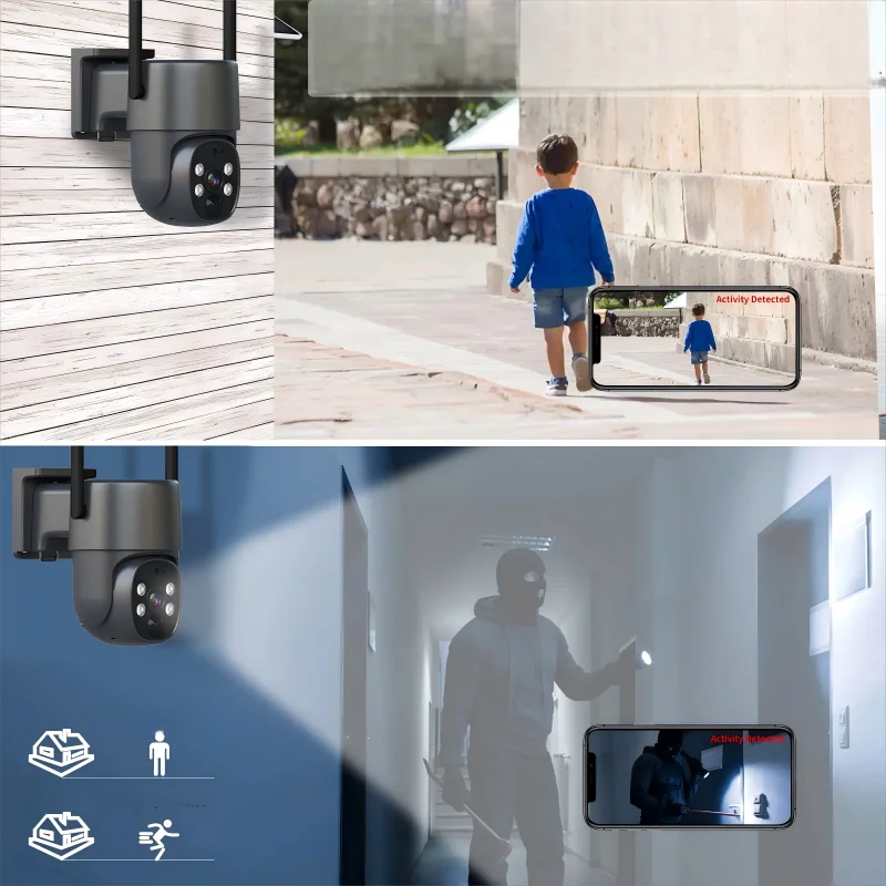 جديد وصول كاميرا تعمل بالطاقة الشمسية لاسلكية للرؤية الليلية بطاقة الذاكرة تخزين التطبيق التحكم Ptz الأمن Ip كاميرا تعمل بالطاقة الشمسية في الهواء الطلق #4